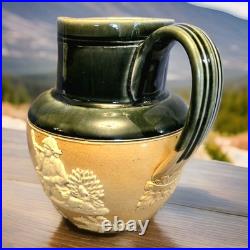 Royal Doulton Lambeth John Dewar & Sons Stoneware Pint Size Whisky Water Jug