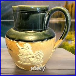 Royal Doulton Lambeth John Dewar & Sons Stoneware Pint Size Whisky Water Jug