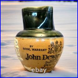 Royal Doulton Lambeth John Dewar & Sons Stoneware Pint Size Whisky Water Jug