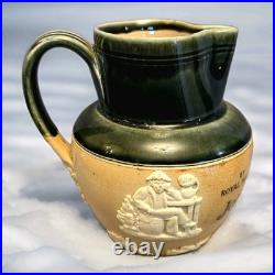 Royal Doulton Lambeth John Dewar & Sons Stoneware Pint Size Whisky Water Jug