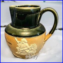 Royal Doulton Lambeth John Dewar & Sons Stoneware Pint Size Whisky Water Jug