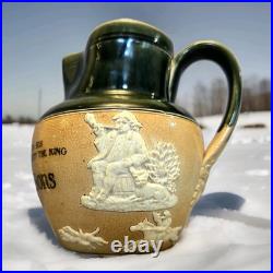 Royal Doulton Lambeth John Dewar & Sons Stoneware Pint Size Whisky Water Jug
