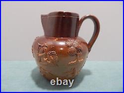 Royal Doulton Lambeth Salt Glazed Stoneware Pottery Jug with Various Scenes