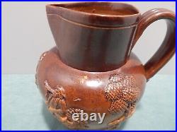 Royal Doulton Lambeth Salt Glazed Stoneware Pottery Jug with Various Scenes