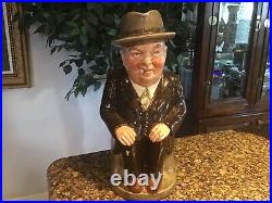Royal Doulton Large Brown Cliff Cornell Toby Jug PRISTINE CONDITION