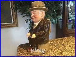 Royal Doulton Large Brown Cliff Cornell Toby Jug PRISTINE CONDITION