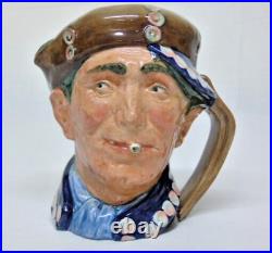 Royal Doulton Large Character Jug Blue Pearly Boy Arry Dated 1946