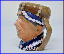 Royal Doulton Large Character Jug Blue Pearly Boy Arry Dated 1946