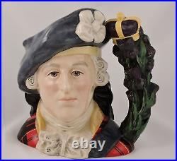 Royal Doulton Large Character Jug Bonnie Prince Charlie D6858