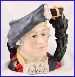 Royal Doulton Large Character Jug Bonnie Prince Charlie D6858