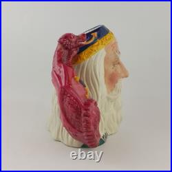 Royal Doulton Large Character Jug D7117 Merlin 6666 RD