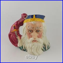 Royal Doulton Large Character Jug D7117 Merlin 6666 RD