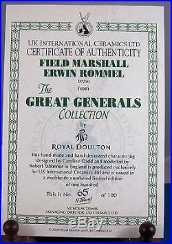 Royal Doulton Large Character Jug Erwin Rommel D7290