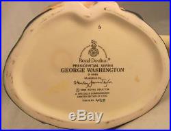 Royal Doulton Large Character Jug George Washington D6965 Ltd Ed #438 / 2500