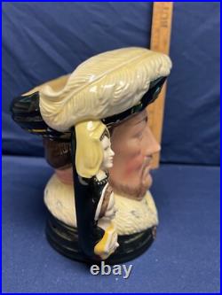 Royal Doulton Large Character Jug Henry VIII with Wives on Handles Royal Doulton Large Character Jug Henry VIII with Wives on Handles