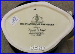 Royal Doulton Large Character Jug Phantom of the Opera Ltd Ed. #589 / 2500