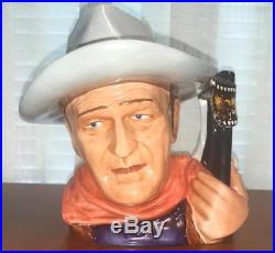 Royal Doulton Large Character Jug Toby Mug D7269 John Wayne