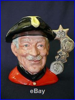Royal Doulton Large Character Toby Jug Chelsea Pensioner D6817 issued 1988