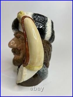 Royal Doulton Large Character Toby Jug The Trapper D6609 Rare Canadian Centenial