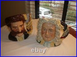 Royal Doulton Large Character Toby Jugs Great Composer Series Complete Set Of 8