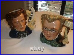 Royal Doulton Large Character Toby Jugs Great Composer Series Complete Set Of 8