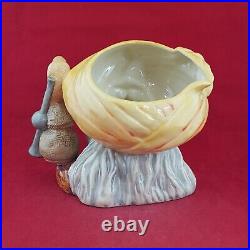 Royal Doulton Large Character jug D6912 Snake Charmer with CoA 7353 RD