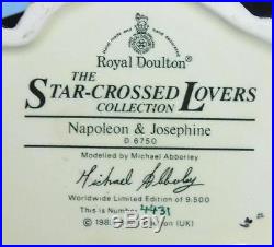Royal Doulton Large Double C/jug Napoleon & Josephine D6750 Star Crossed Lovers
