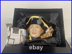 Royal Doulton Large Lord Horatio Nelson Character Jug 2004 D7236 Boxed