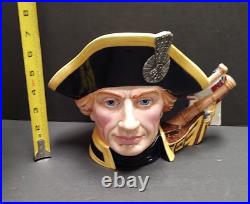 Royal Doulton Large Lord Horatio Nelson Character Jug 2004 D7236 Boxed NWT