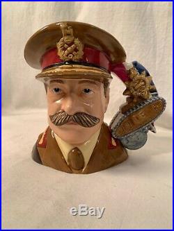 Royal Doulton Large Toby Character Jug General Haig D 7231 #32 out of 100 Rare