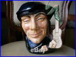 Royal Doulton Large Toby Character Jug Scaramouch Rare Excellent Condition