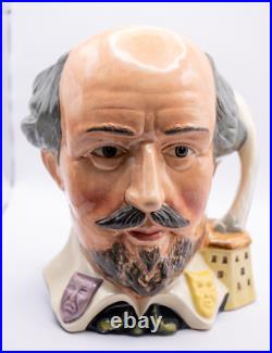 Royal Doulton Large Toby Jug/Mugs-The Shakespearean Collection 3 mugs