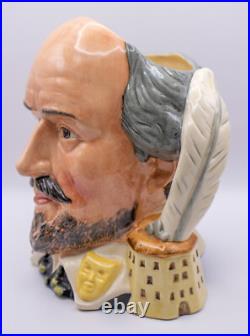 Royal Doulton Large Toby Jug/Mugs-The Shakespearean Collection 3 mugs