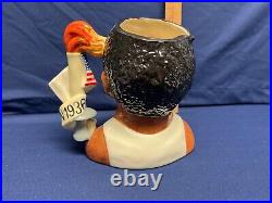 Royal Doulton Large Toby Mug Jesse Owens Olympic Champion 1996 D7019 with COA