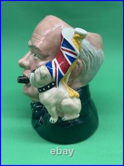 Royal Doulton Large Winston Churchill Character Jug, D6907, 6