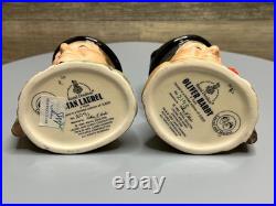 Royal Doulton Laurel & Hardy Small Character Toby Jugs Limited Edition /3500