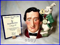 Royal Doulton Lewis Carroll D7096, 1998 Character Jug of the Year with CoA