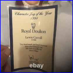 Royal Doulton Lewis Carroll D7096 Jug Of The year 1998-COA RARE. Mint-Alice