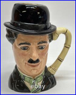 Royal Doulton Limited Edition Charlie Chaplin Toby Jug D6949 number 970 COA 1993