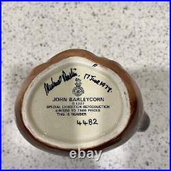 Royal Doulton Limited Edition John Barleycorn Toby Jug Numbered Signed Mint EUC