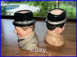 Royal Doulton Limited Edition Laurel and Hardy 2pc Character Jugs D7008 & D7009