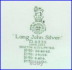 Royal Doulton Long John Silver 7 in Character Jug D6335
