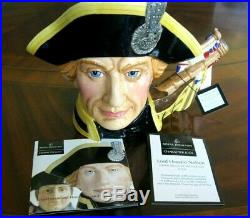 Royal Doulton Lord Horatio Nelson D7236 Character Jug Year 2005 Mint Condition
