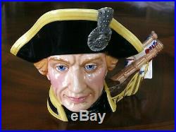 Royal Doulton Lord Horatio Nelson D7236 Character Jug Year 2005 Mint Condition