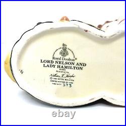 Royal Doulton Lord Nelson & Lady Hamilton Small Character Jug D7092 #373 Ltd Ed
