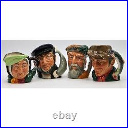 Royal Doulton Lot of 7 Miniature Character Toby Jugs No Box