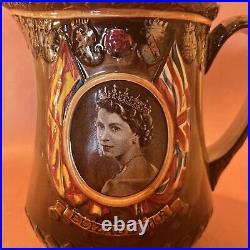 Royal Doulton Loving Cup 1953 QUEEN ELIZABETH II Coronation Jug