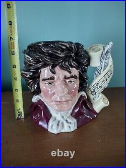 Royal Doulton Ludwig Van Beethoven D7021 Toby Jug Made In England Excellent 35