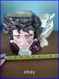 Royal Doulton Ludwig Van Beethoven D7021 Toby Jug Made In England Excellent 35