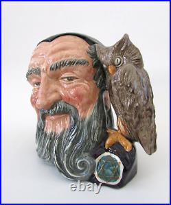 Royal Doulton MERLIN Toby Jug signed by Michael Doulton 1980